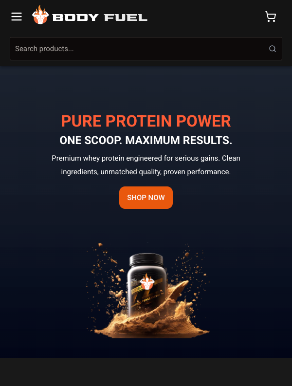 BodyFuel Shop screenshot